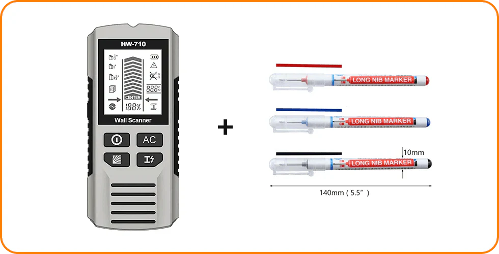 🪛Multifunctional Handheld Metal & Wall Detector