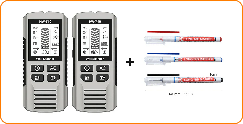 🪛Multifunctional Handheld Metal & Wall Detector