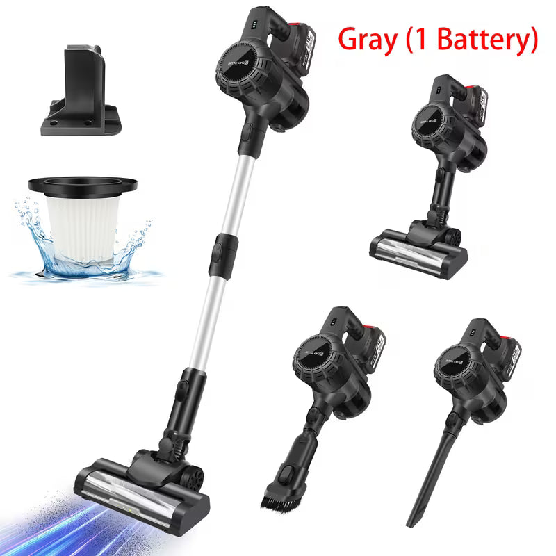 Cordless Stick Vacuum Cleaner,Cordless Vacuum Cleaner 6 in 1,Handheld Stick Vacuum +1 HEPA Filters + Rechargeable Battery