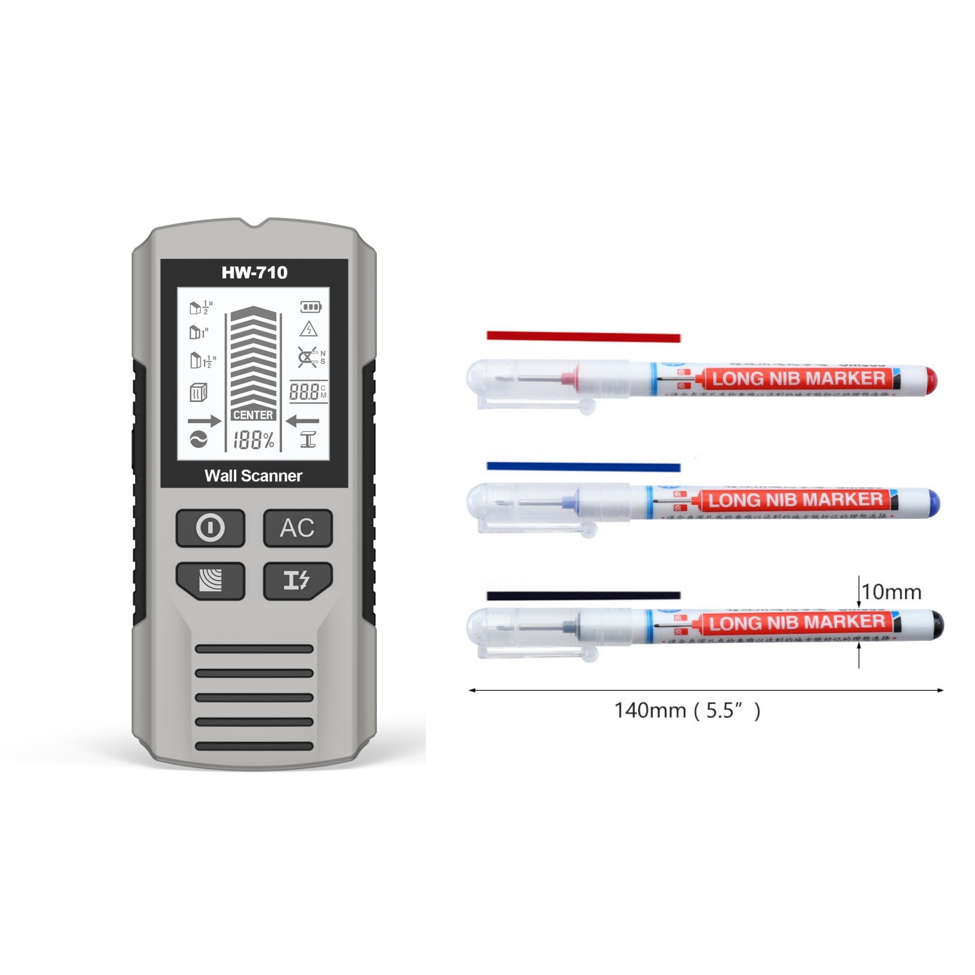 🪛Multifunctional Handheld Metal & Wall Detector