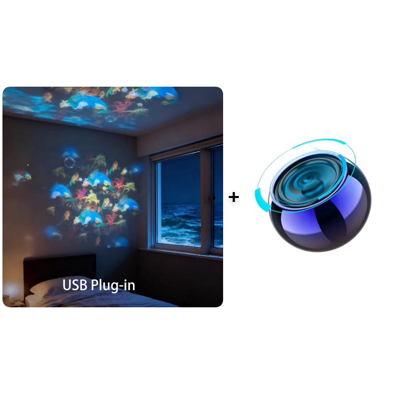 🥳2026 HOT SALE🥳💞50K+ SOLD!💥👵🌈 Dynamic Rotating LED Light Projector – Calm & relaxation for your home. Gentle moving lights ease restless nights. Perfect for bedroom or living room. 🌙✨