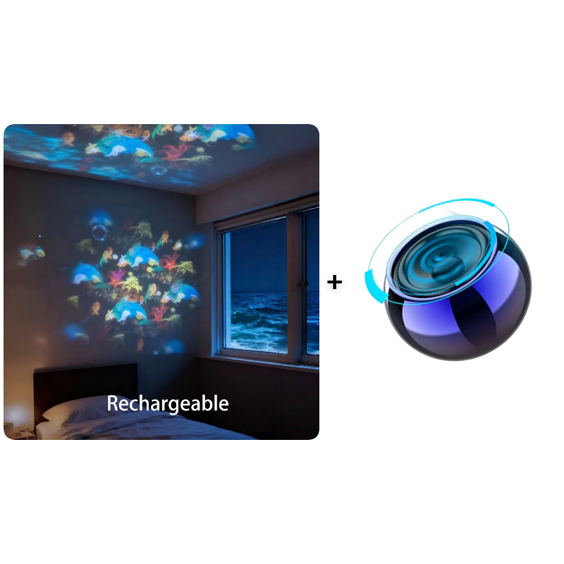 🥳2026 HOT SALE🥳💞50K+ SOLD!💥👵🌈 Dynamic Rotating LED Light Projector – Calm & relaxation for your home. Gentle moving lights ease restless nights. Perfect for bedroom or living room. 🌙✨