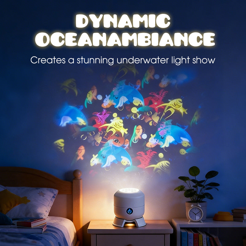 🥳2026 HOT SALE🥳💞50K+ SOLD!💥👵🌈 Dynamic Rotating LED Light Projector – Calm & relaxation for your home. Gentle moving lights ease restless nights. Perfect for bedroom or living room. 🌙✨