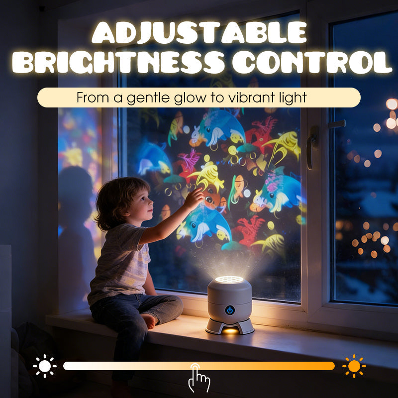 🥳2026 HOT SALE🥳💞50K+ SOLD!💥👵🌈 Dynamic Rotating LED Light Projector – Calm & relaxation for your home. Gentle moving lights ease restless nights. Perfect for bedroom or living room. 🌙✨