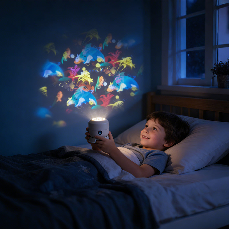 🥳2026 HOT SALE🥳💞50K+ SOLD!💥👵🌈 Dynamic Rotating LED Light Projector – Calm & relaxation for your home. Gentle moving lights ease restless nights. Perfect for bedroom or living room. 🌙✨
