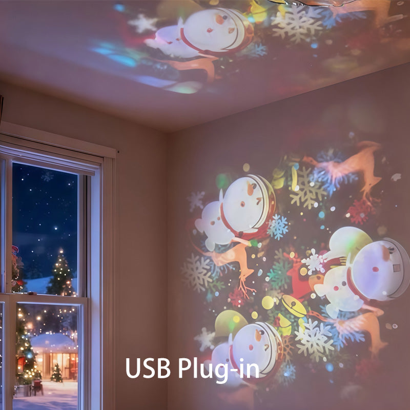 🥳2026 HOT SALE🥳💞50K+ SOLD!💥👵🌈 Dynamic Rotating LED Light Projector – Calm & relaxation for your home. Gentle moving lights ease restless nights. Perfect for bedroom or living room. 🌙✨