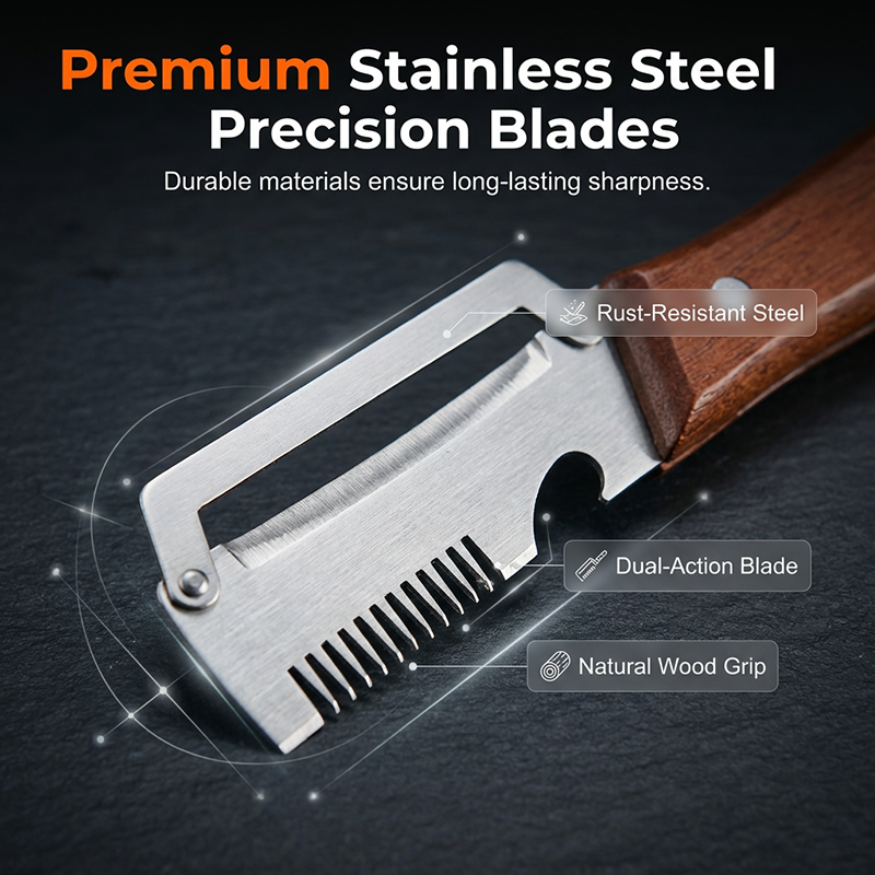 🎁3-in-1 Scallion Shredder & Peeler Kitchen Tool