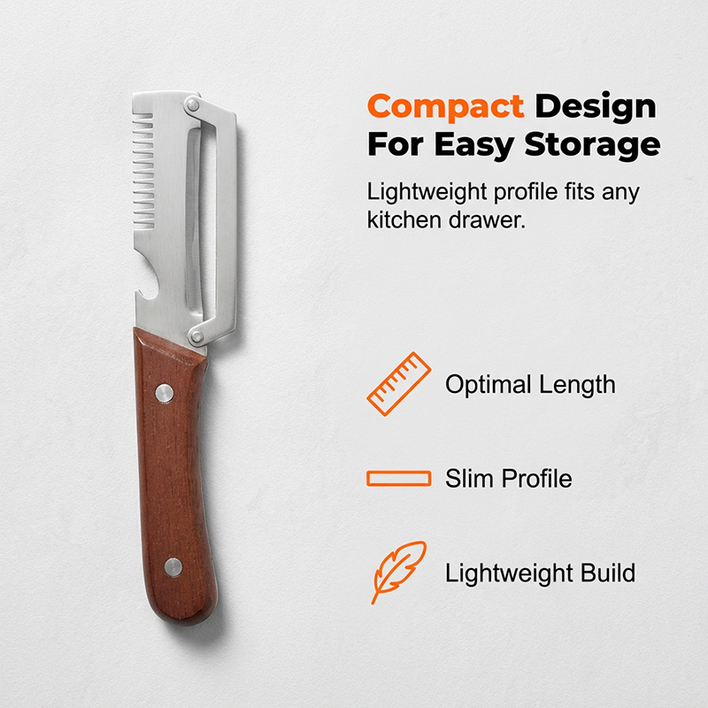 🎁3-in-1 Scallion Shredder & Peeler Kitchen Tool